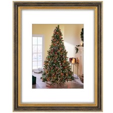 Golden State Art,11x14 Ornate Picture Frame for 8x10 Photo 11x14, Black Gold