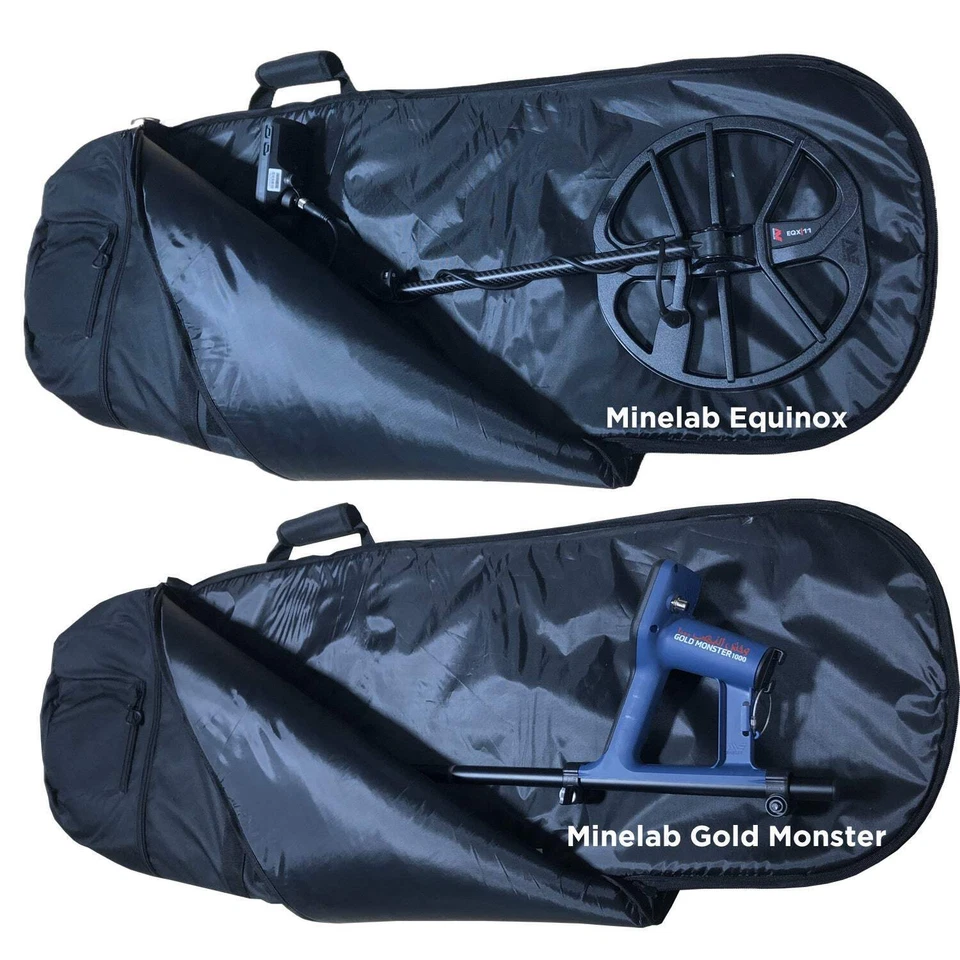 Bolsa de transporte/viaje PADDED DragonXT 53" negra XL detector de metales Foto 3 de 4