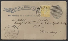 1891 #P7d 1 Victoria PSC Uprated Spadina Ave Toronto to Germany