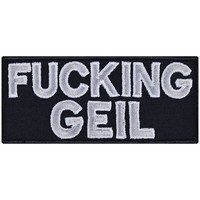 Fuck AufnäHer: Fucking Geil AufbüGler Biker Patch Lustige Applikation Motorrad