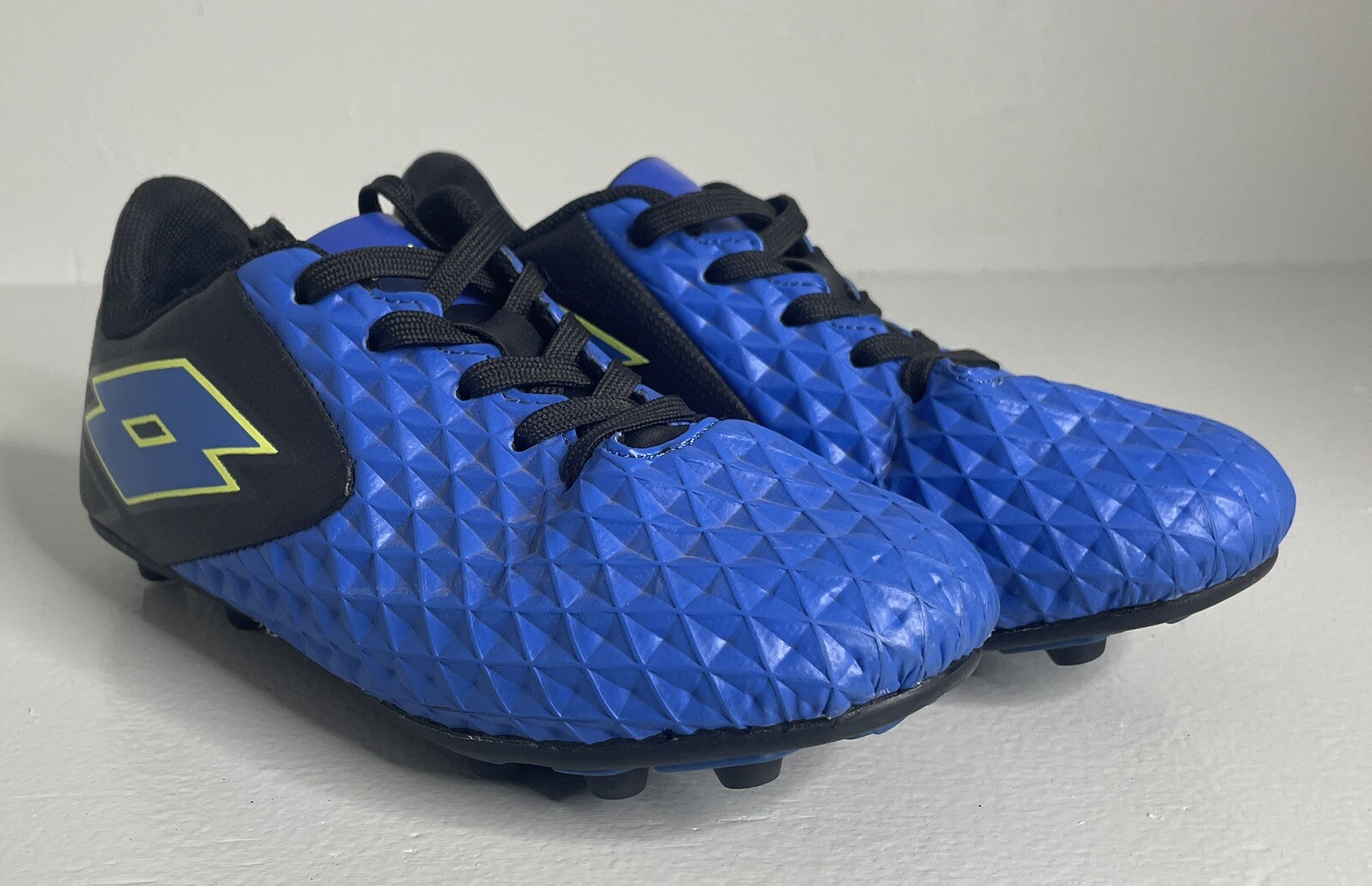 Lotto Forza Elite 2 Jr Tacchetti Calcio Bambini Taglia 1 Blu e Nero
