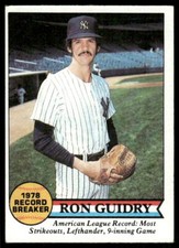 1979 Topps #202 Ron Guidry New York Yankees Baseball Card