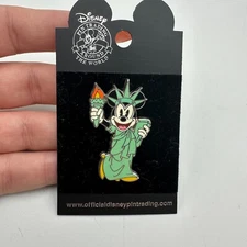 Minnie Mouse Statue of Liberty Disney Pin 33727 USA America Pin Trading