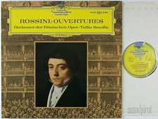TULLIO SERAFIN ROSSINI OVERTURES DGG STEREO TULIP SLPEM 136395 EX-NM