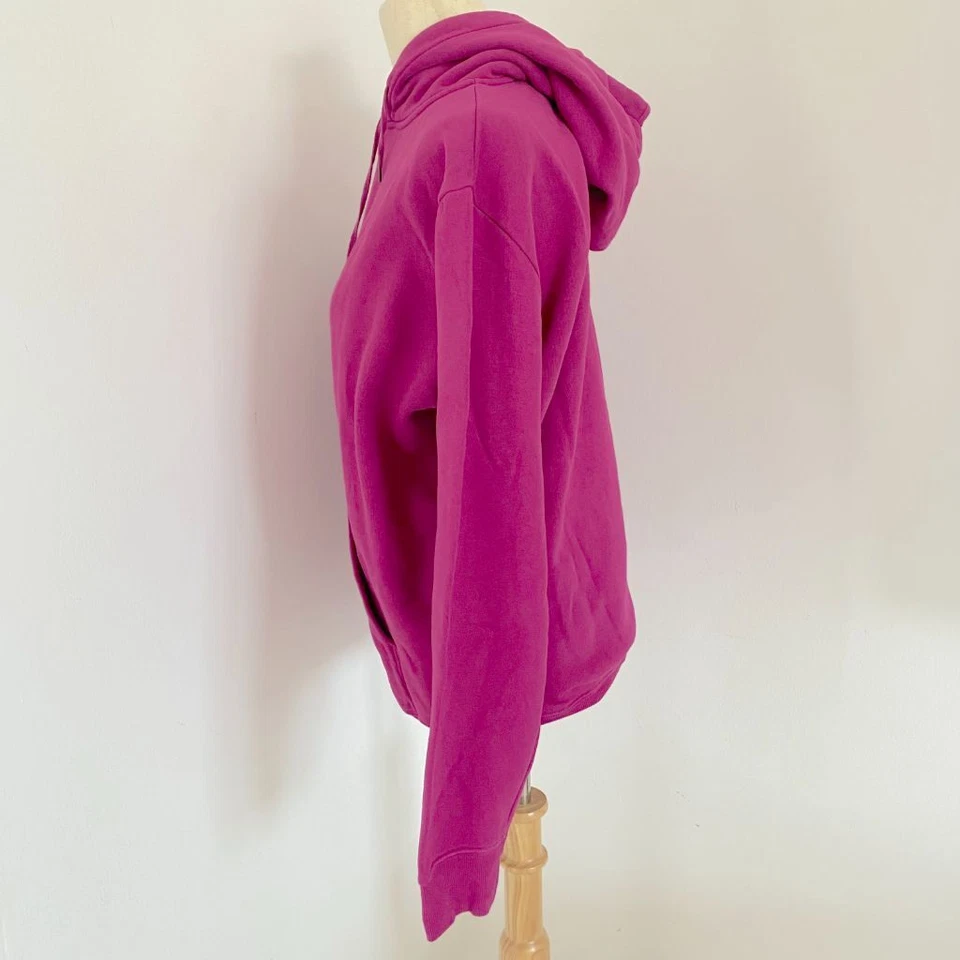 Sudadera con capucha con cordón estampado logotipo Saint Laurent. Foto 3 de 4