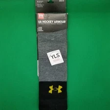 UA Adult Medium 4-8.5  HOCKEY ARMOUR PERFORMANCE Leg Sleeves 'Level 4'Socks NEW