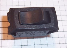 NEW Carling BLACK On-Off Miniature Rocker RA901/911T85 SPST Quick Connect Switch