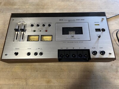 Vintage AKAI GXC-39D Stereo Cassette Player Recorder Dolby Used