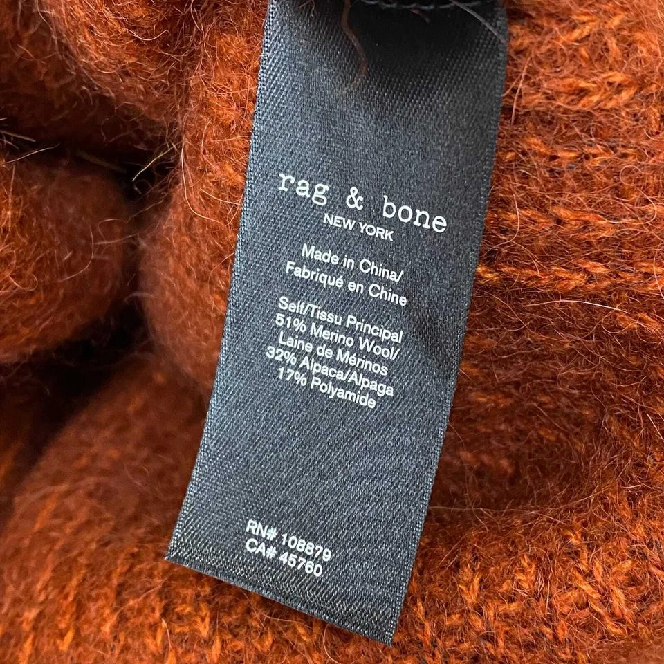 Maxi Vestido Pullover Rag & Bone Rust | Nuevo Con Etiquetas Foto 3 de 4