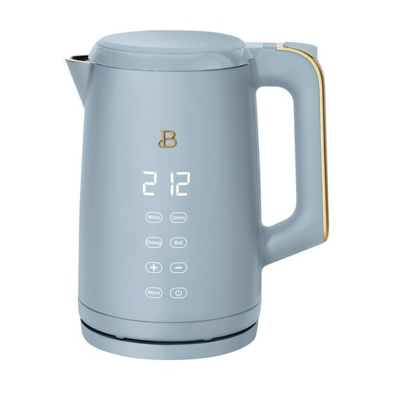 Drew Barrymore Cornflower Blue 1.7L One-Touch Electric Kettle-image