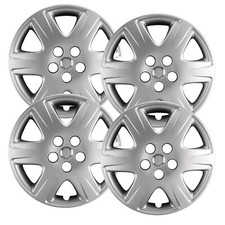 Set Of 4 15 Silver Hubcaps Fit Toyota Corolla 2005-2008 6 Spoke Heavy Duty Set Of 4 15 Silver Hubcaps Fit Toyota Corolla 2005-2008 6 Spoke Heavy Duty