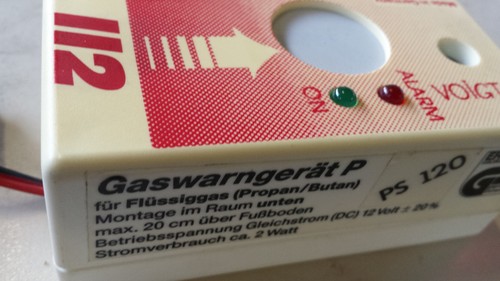 Gas Detector Liquid Gas (PROPANE/BUTANE) VOIGT PS120 Beeps Only! Unused!