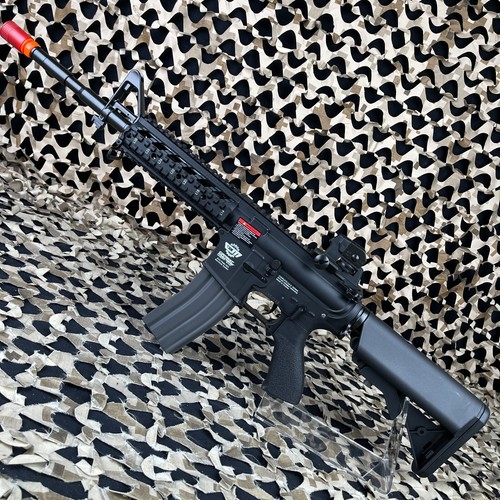 NEW G&G Armament CM16 Raider Long AEG Airsoft Gun - Black (EGC-16P-RDL ...