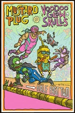 MUSTARD PLUG | VOODOO GLOW SKULLS Tour 2025 Ltd Ed RARE Poster! Ska Punk Rock