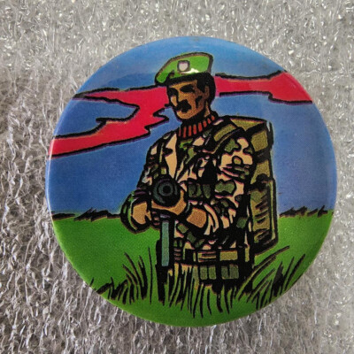 1987 VTG GI JOE FALCON BUTTON PIN
