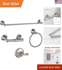 Premium Stainless Steel and Zinc Alloy Bathroom Accessories - Easy Installation
