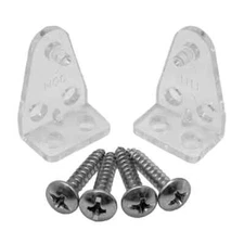 2 pcs Champion Hold Down Brackets for Cordless 1in Mini Horizontal Blinds 240611