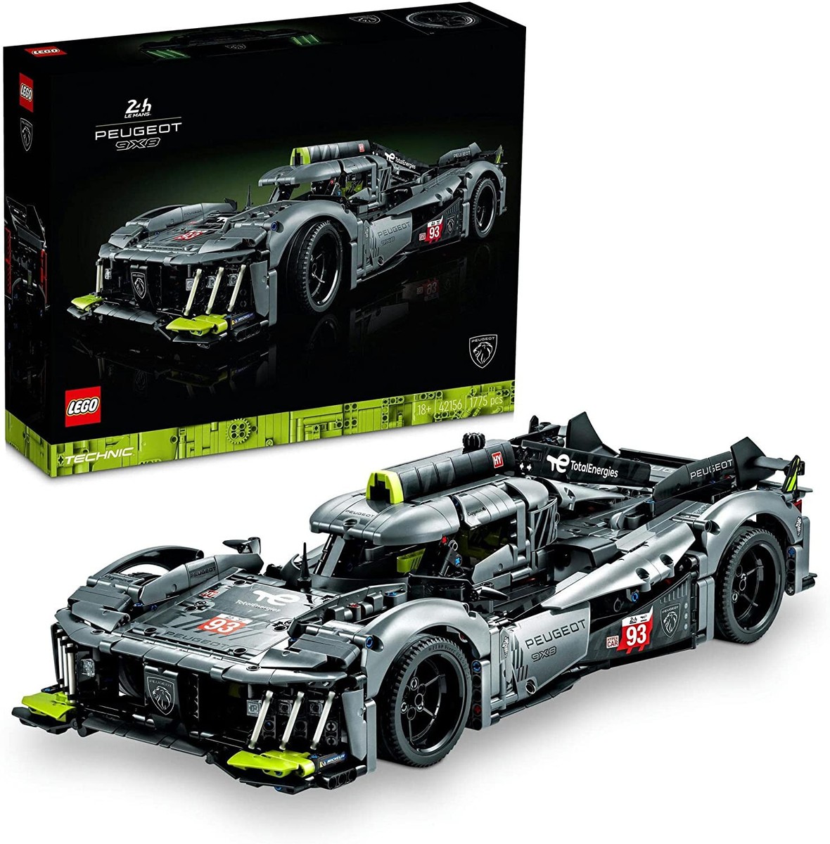 スポーツトイ・アクショントイ YYR TORU0.999 LEGO TECHNIC PEUGEOT 9X8 24H LE MANS HYBRID HYPER CAR Block