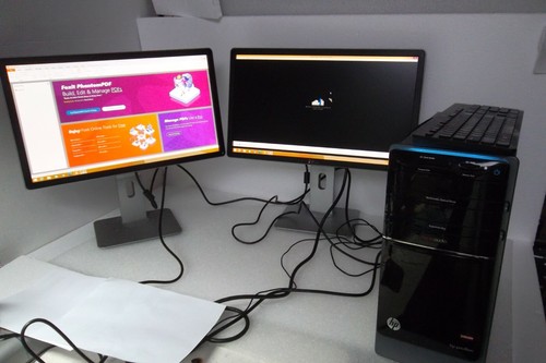HP Pavilion P7-1467c AMD A10-5700 3.40GHz 16GB 2TB BT Wi-Fi 22" Monitor H3Z28AA - Picture 8 of 12