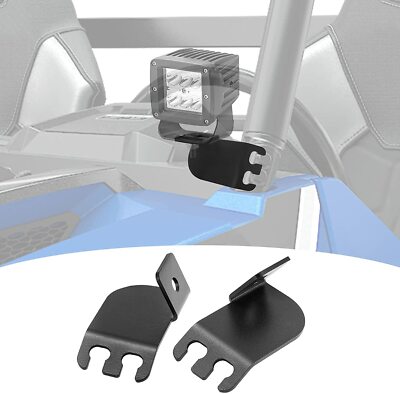 Front A Pillar Mount Bracket For 4'' Light bar For 2016-21 Polaris General