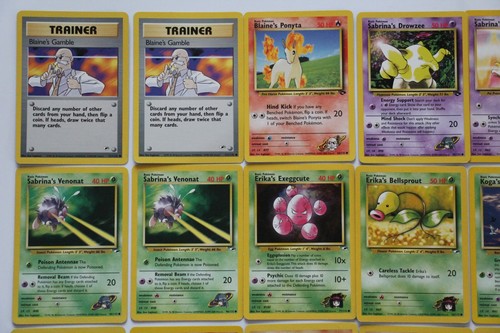 NINTENDO POKEMON TRADING CARD TCG LOTE 76 CARTAS GYM HEROES EN INGLES - Bild 12 von 20