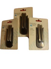 Beauty 360 Classic Tweezer Set  Case "Lot Of 3"