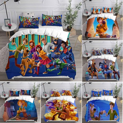 Cosplay Scooby Doo Velma Daphne 3D Bettbezug Bettwäsche Set Kissenbezug Quilt