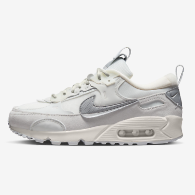 Nike Women's Air Max 90 Futura SE Shoes 'White Silver'(FB1877-110)  Expeditedship | eBay