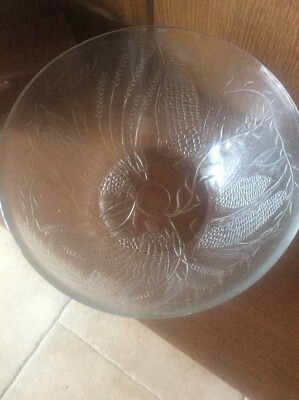 Französische Glas Zuckermais Maiskolben Weizenscheiben Salat Obst Servierschale