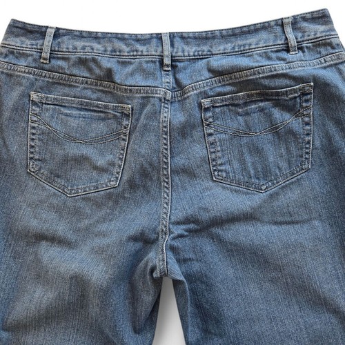 J.Jill Boot Cut Stretch Womens Jeans Mid-Rise Blue Denim Size 14 - Picture 6 of 9