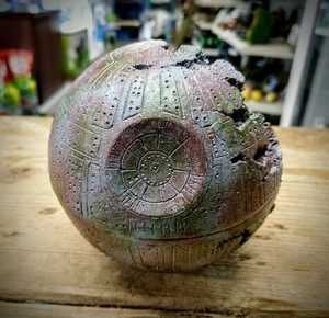 Boom Planet Star Wars Style Death Star Small Med Aquarium Fish