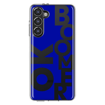 For Samsung Galaxy S23 Plus Shockproof Case Blue Funny Quote Ok Boomer