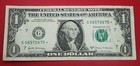 $1 One Dollar Star Note 500K Run Size Serial Number G06572675* Series 2017A — photo 4