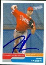 Ryan Madson autographed Baseball Card (Phillies) 2004 Topps Bazooka #259