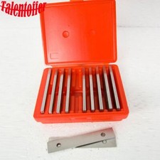 With Case 1/8" Steel Parallel Set 10 Matched Pairs Parallels .0002"