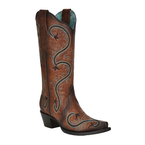 Corral Western Boots Mens Leather Strap Zip Leather 8.5 D  display picture 2