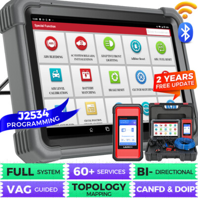LAUNCH X431 PRO3S+ ELITE PRO5 KFZ OBD2 Diagnosegerät ECU Coding Mit TOPOLOGY MAP