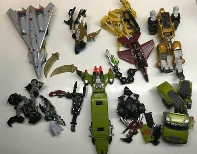 Transformers Lot For parts or Repair Bolt-25 Channel 7 Fire Deprtment Lion Cars 