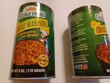 Two Tony Chachere's Famous Original CREOLE Seasonings No MSG , 6 Ounce Shaker