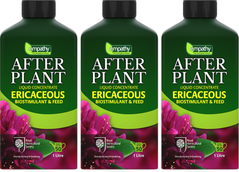 3x Empathy After Plant Ericaceous Plant Feed Liquid Concentrate Fertiliser 1L