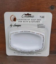 NOS Lenape Countertop Shell Soap Dish MADE IN USA
