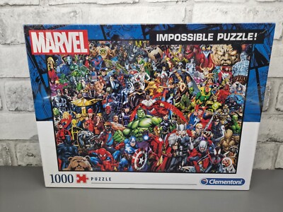 Neu Clementoni Marvel 1000 Teile Impossible Puzzle, Neu, Hobby 