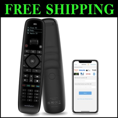 Smart Universal Remote with Ergonomic Design & Macro Button for Seamless Control