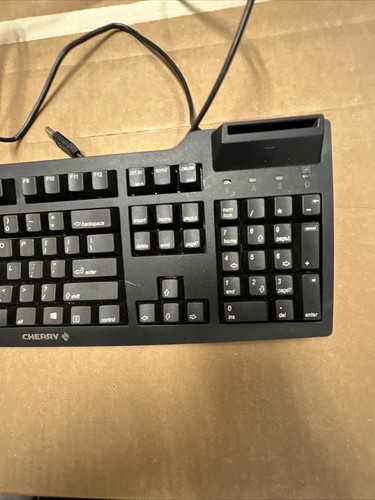 CHERRY RS 6600 USB KEYBOARD W/SMART CARD DOD STANDARD TRANSOURCE - Picture 4 of 10