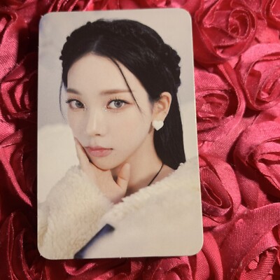 Karina AESPA Week Edition Celeb KPOP Girl Photo Card White