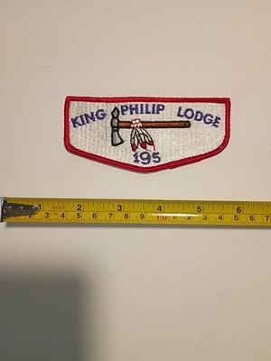 OA Lodge 195 King Philip Flap Mint RC2 Merged BSA
