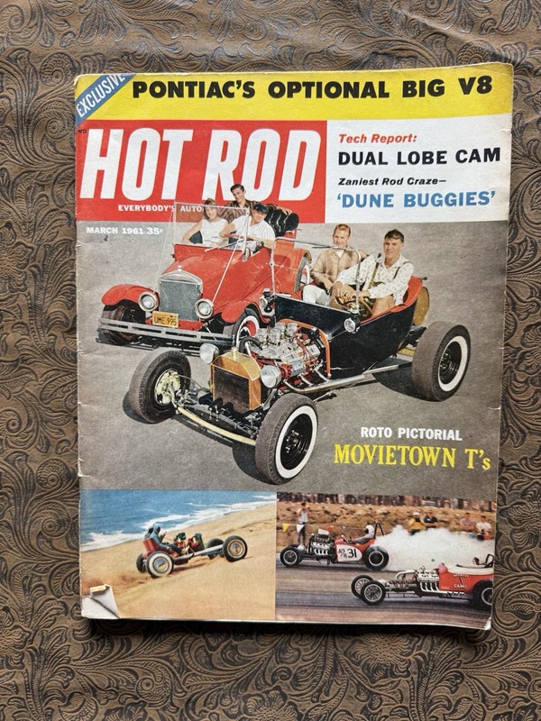 HOT ROD magazine March 1961 FREE SHIPPING