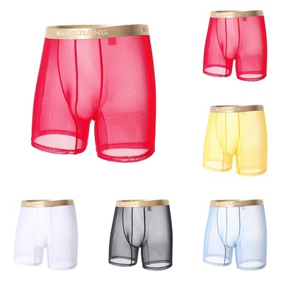 Atmungsaktive Herren Boxershorts durchsichtig mit weicher Materialzusammensetzung