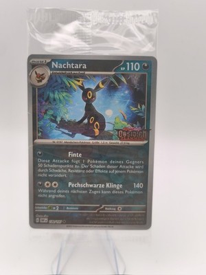 Pokémon Nachtara OBF 130 Obsidian Flammen Promo Scarlet Violet Deutsch Sealed 4