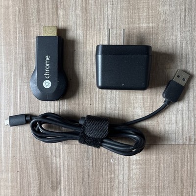 Used Google Chrome Chromecast 1st Generation H2G2-42 HDMI Media Streamer WiFi TV